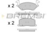 BREMSI BP2481 Brake Pad Set, disc brake